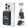 n52 magnetic phone wallet card holder stand with 3 card capacity