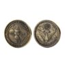 Custom Metal Coin 2d 3D Zinc Alloy Metal Award Souvenir Coin Double Side Die Stamping Logo Antique Brass Challenge Coin