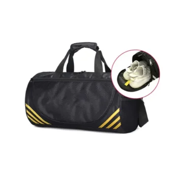 Custom logo gym sports duffle bag men gym bag women duffel bag with shoes compartment