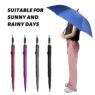 Best quality personalized wholesale big double windproof umbrella automatic open straight golf umbrella with custom logo