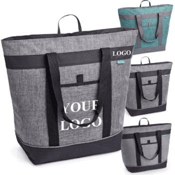 Custom Logo Foldable Food Delivery Bag Oxford Cooler Insulated Bag
