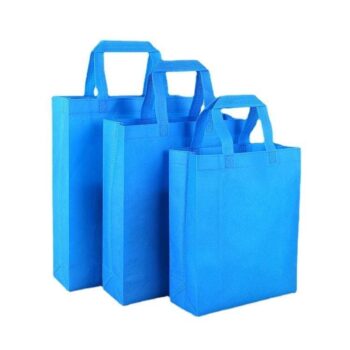 Custom logo printing recyclable garment nonwoven reusable market shopping tote bag non woven bag