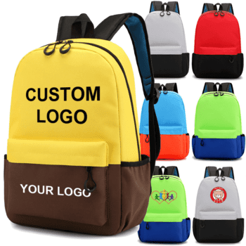 Factory custom children school bags donate backpacks primary kids school bag kids canvas low price