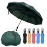 Wholesale cheap big umbrella windproof waterproof straight umbrella with logo customized