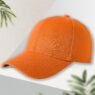 custom logo brushed fabric cap for corporate outdoor events 4