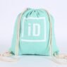 custom logo colorful canvas cotton drawstring backpack 1