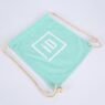 custom logo colorful canvas cotton drawstring backpack 3