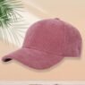 custom logo vintage corduroy baseball cap for corporate swag 10