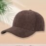 custom logo vintage corduroy baseball cap for corporate swag 6
