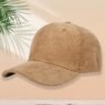 custom logo vintage corduroy baseball cap for corporate swag 7