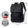 custom logo multi functional waterproof tech laptop backpack 1