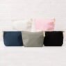 custom logo washable cotton canvas makeup pouch 2
