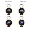eco friendly bamboo 3 in 1 keychain cable with light up logo 3