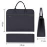 sleek water resistant laptop carrying bag with custom logo 1