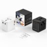 custom logo 27w gan universal travel adapter with usb ports 5