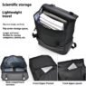 custom logo lightweight water resistant oxford laptop backpack 3